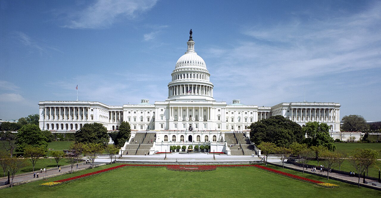 The west front of the United States Capitol; contextual image